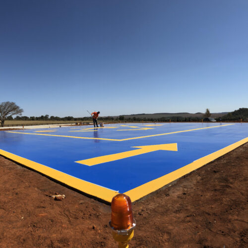 Execução de terraplenagem e heliponto completo na fazenda barreiro - Marcelo Limírio.